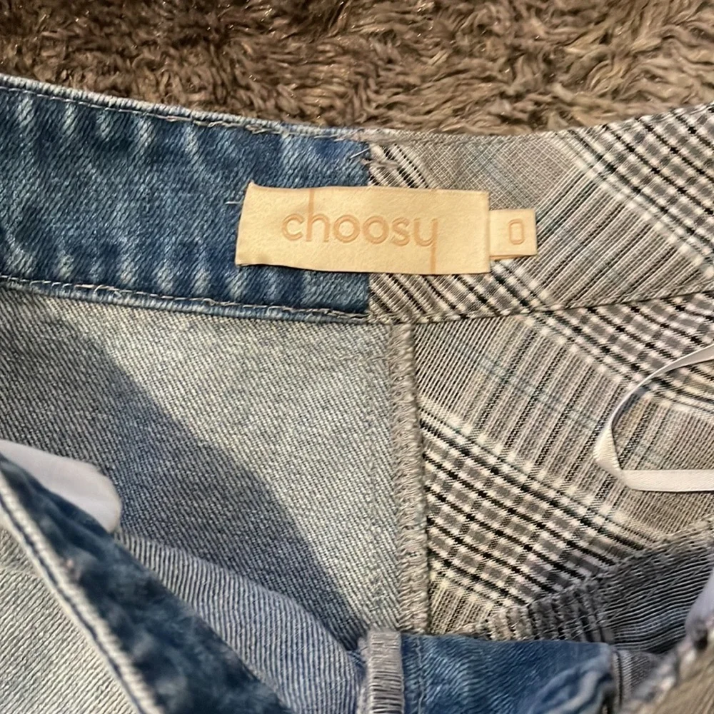 NWOT Choosy Young and Driven splice jeans Size 0